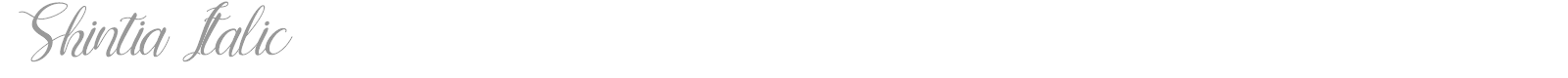 Shintia font preview